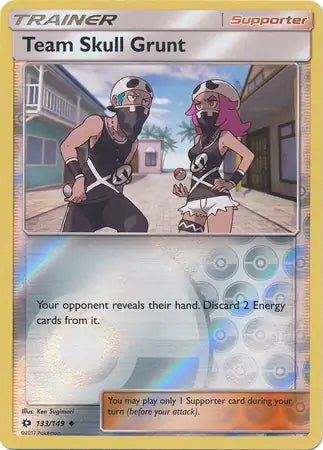Sun & Moon Team Skull Grunt #133/149 reverse holo